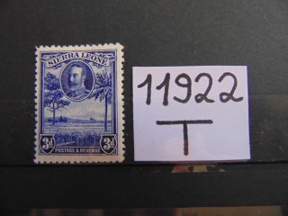 Фото марки Британская Сьерра Леоне 1932г *