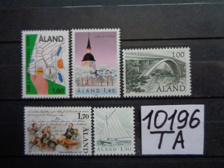 Фото марки Аландские Острова подборка одиночных марок 1986-88 **