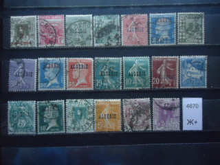 Фото марки Набор марок Франц. Алжира