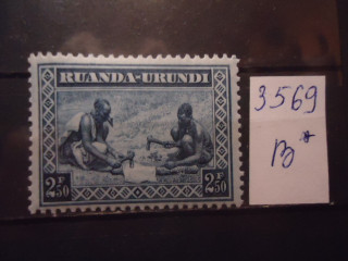 Фото марки Руанда-Урунди 1937г **
