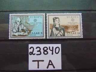 Фото марки Греция серия 1980г **