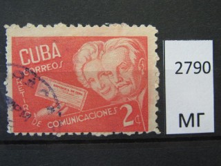 Фото марки Куба 1945г