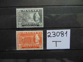 Фото марки Британская Малайя 1957г **