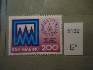 Фото марки Сан Марино 1982г **