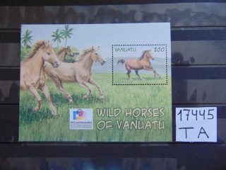 Фото марки Вануату блок 2002г **