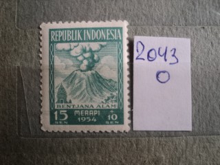 Фото марки Индонезия 1954г **