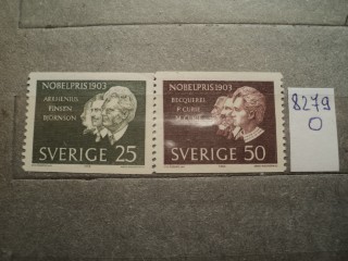 Фото марки Швеция 1963г **