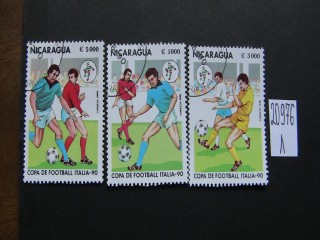 Фото марки Никарагуа 1990г
