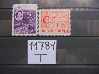 Фото марки Британское Северное Борнео 1954г **