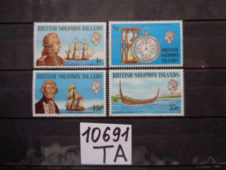 Фото марки Британские Соломоновы Острова серия 1973г **