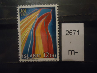 Фото марки Исландия 1986г