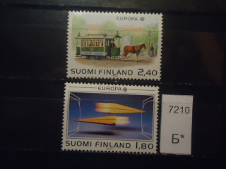 Фото марки Финляндия 1988г серия (13€) **