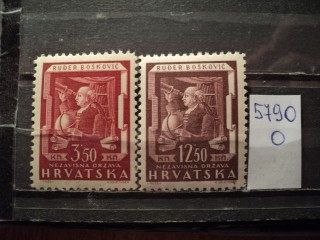Фото марки Хорватия серия 1943г **