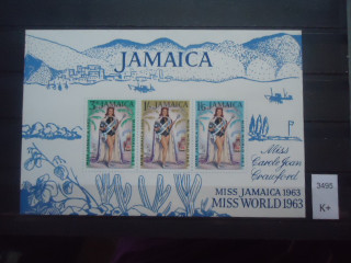 Фото марки Брит. Ямайка 1963г блок **