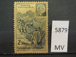 Фото марки Франц. Мадагаскар 1941г