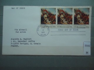 Фото марки США 1975г конверт