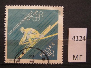 Фото марки Польша 1964г