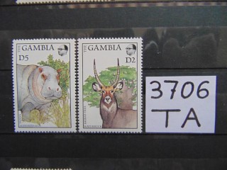 Фото марки Гамбия 1988г **