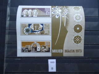 Фото марки Мальта блок 1973г *