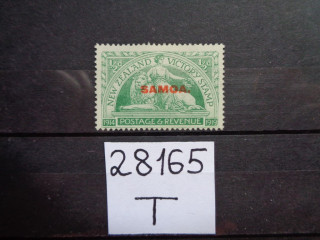 Фото марки Британская Самоа 1920г *