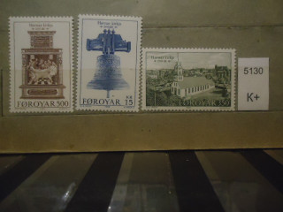 Фото марки Форерские острова 1989г (9€) **