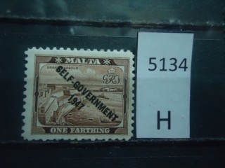 Фото марки Мальта 1948г *