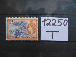 Фото марки Британский Тристран Да Кунья 1954г **