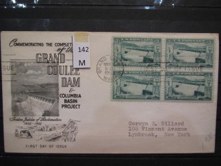 Фото марки США 1952г FDC (первый день гашения)