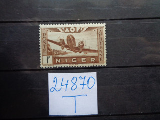 Фото марки Французский Нигер 1942г **