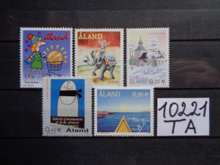 Фото марки Аландские Острова подборка одиночных марок 2002-03 **
