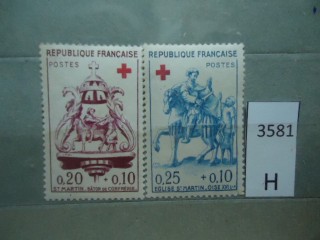 Фото марки Франция 1960г серия **