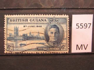 Фото марки Британская Гвиана 1946г