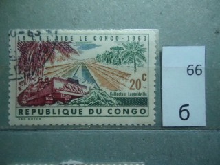 Фото марки Конго 1963г