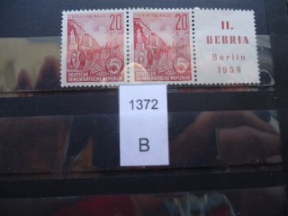 Фото марки Германия ГДР пара 1959г *