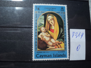 Фото марки Каймановы острова 1969г **
