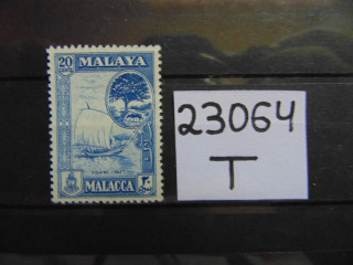 Фото марки Британская Малайя 1960г **