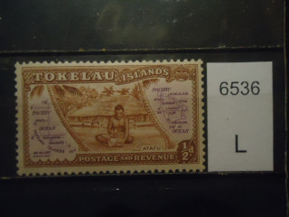 Фото марки Брит. Токелау острова 1948г **
