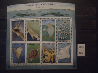 Фото марки Палау 1994г малый лист **