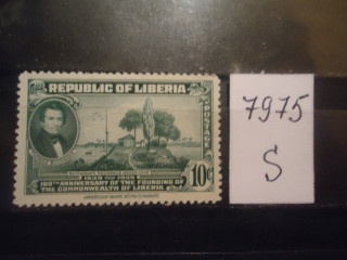Фото марки Либерия 1939г *