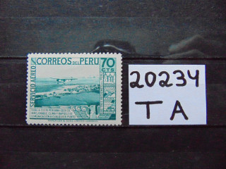 Фото марки Перу авиапочта 1936г *