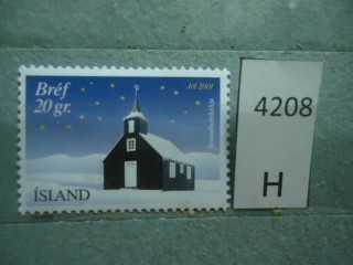 Фото марки Исландия 2001г **