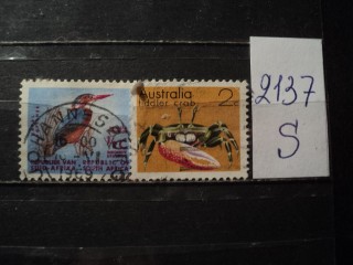 Фото марки Австралия / ЮАР 1960г