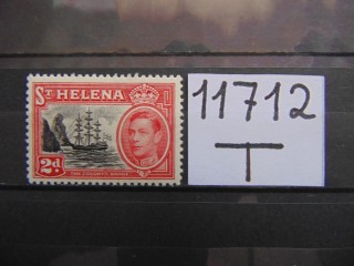 Фото марки Британская Св. Елена 1938г **