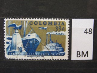 Фото марки Колумбия 1961г