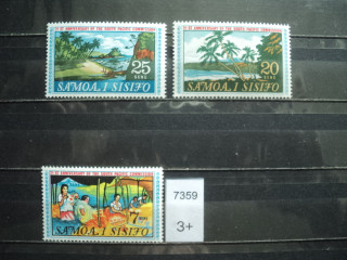 Фото марки Самоа и Сисифо 1968г **