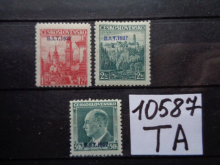 Фото марки Чехословакия серия 1937г **