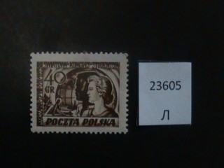 Фото марки Польша 1953г *