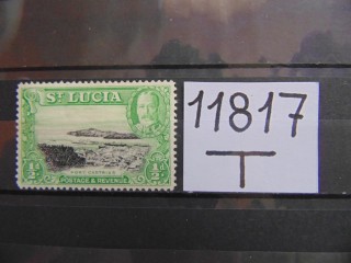 Фото марки Британская Св. Люсия 1936г *