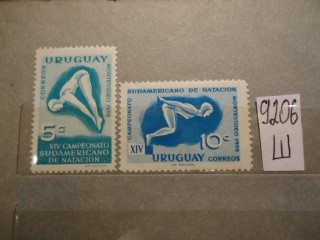 Фото марки Уругвай серия 1958г *