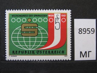 Фото марки Австрия 1987г *